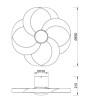 Ventilateur ROSE – LED design & silencieux | Lumiland