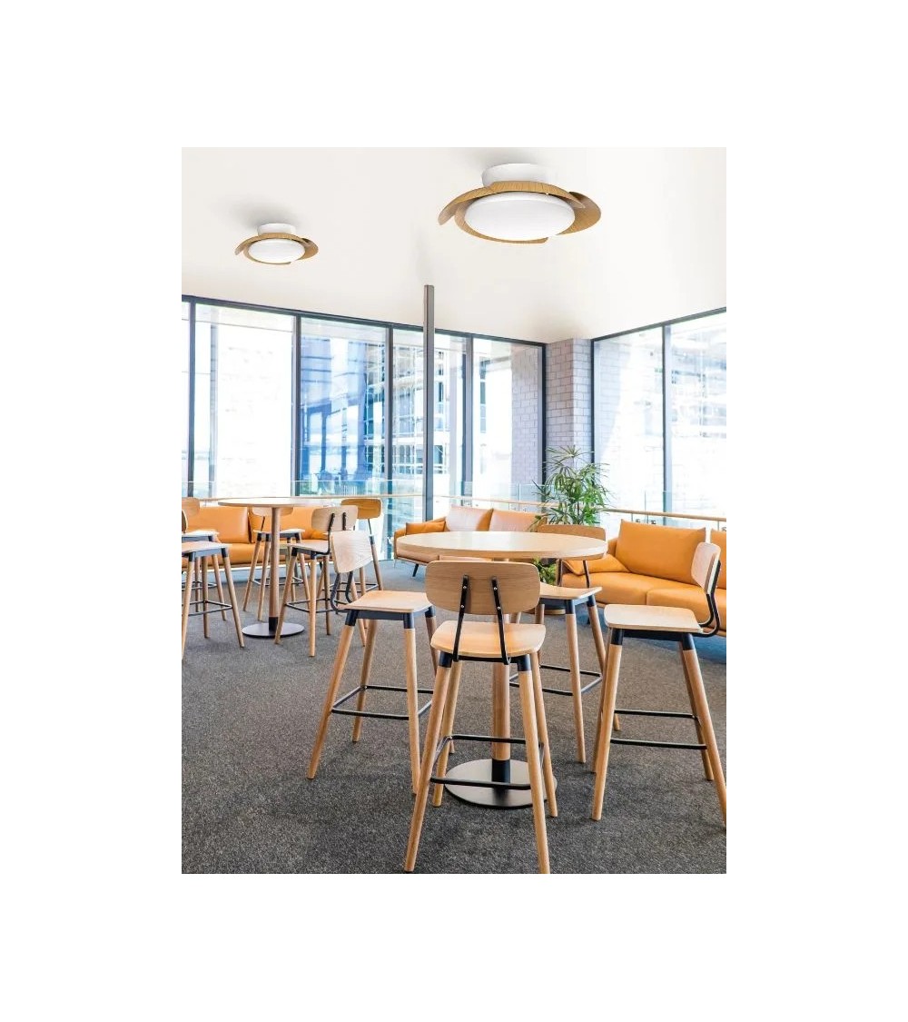 Ventilateur ALOHA blanc/bois – LED & pales invisibles | Lumiland Ventilateur ALOHA blanc/bois – LED & pales invisibles | Lumiland