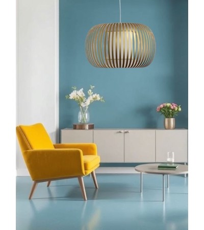 Suspension ESTENO en tissu ajouré – Ø38 ou Ø60 cm | Lumiland