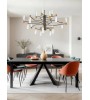 Suspension NATA – Lustre 20 lumières design contemporain Lumiland