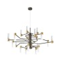 Suspension NATA – Lustre 20 lumières design contemporain Lumiland