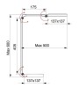Lampe de bureau QUADRI – LED tactile design et articulée
