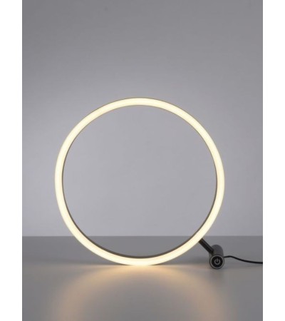 Lampe de table RITUS, LED design annulaire avec variateur tactile