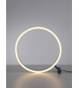 Lampe de table RITUS, LED design annulaire avec variateur tactile