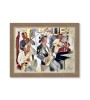 Tableau ATTICA BLUES – Farel | Scène de jazz colorée 72×92 cm