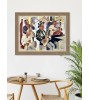 Tableau ATTICA BLUES – Farel | Scène de jazz colorée 72×92 cm