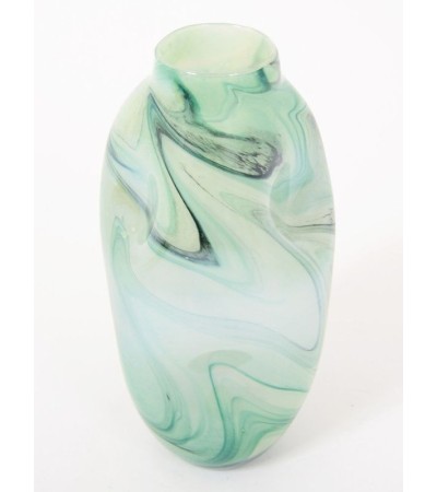 Vase VERDE en verre – Vert marbré 39 cm | Lumiland