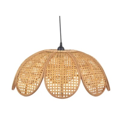 Suspension SHELLY en osier – Luminaire naturel Ø70 cm | Lumiland
