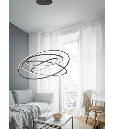 Suspension TESSARA – Design LED modulable Paul Neuhaus
