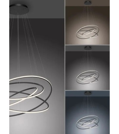 Suspension TESSARA – Design LED modulable Paul Neuhaus