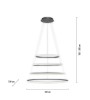 Suspension TESSARA – Design LED modulable Paul Neuhaus