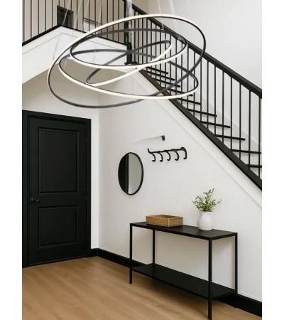 Suspension TESSARA – Équilibre entre design sculptural et technologie LED