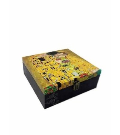 Boîte à thé Le Baiser – Klimt 9 compartiments luxe | Lumiland