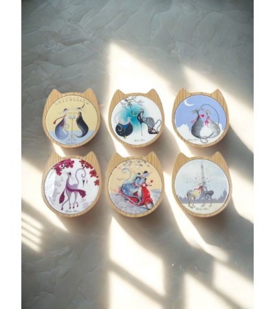 Dessous de plats chats Catitudes – Marilyn Robertson | Lumiland