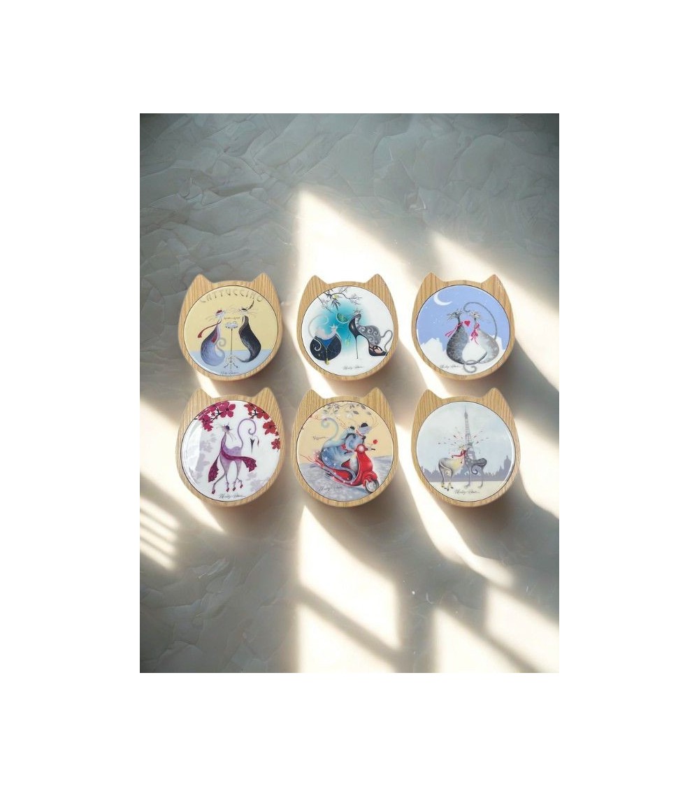 Dessous de plats chats Catitudes – Marilyn Robertson | Lumiland