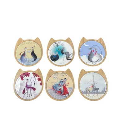 Dessous de plats chats Catitudes – Marilyn Robertson | Lumiland