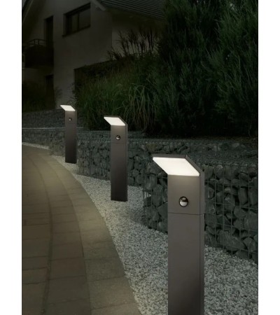 Borne extérieure design PEARL – LED avec détecteur de mouvement