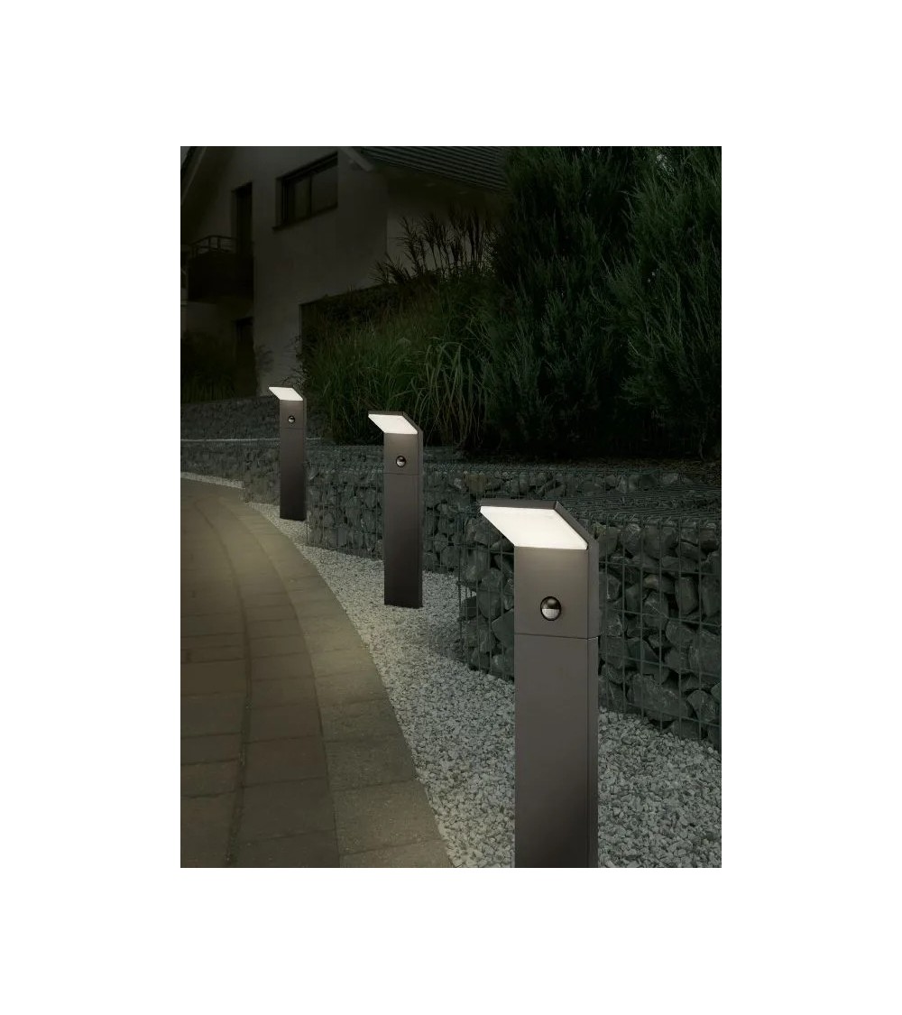 Borne extérieure design PEARL – LED avec détecteur de mouvement