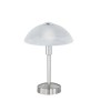 Lampe de chevet DONNA LED tactile. Verre & métal doré ou nickel.