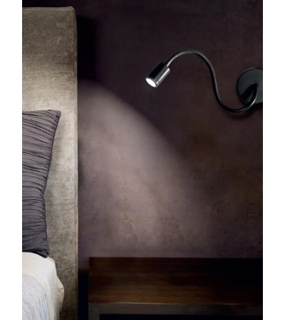 Applique tête de lit FOCUS noire – LED flexible design
