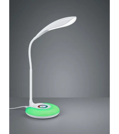 Lampe de bureau LED KRAIT – moderne avec base RGB