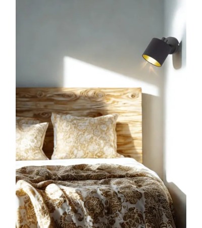 Applique TOMMY – textile noir et or moderne