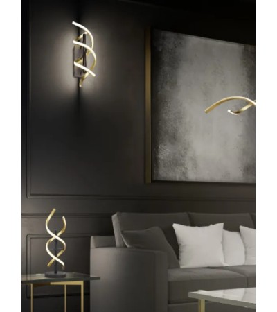 Applique murale SEQUENCE – Noir et doré