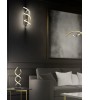 Applique murale SEQUENCE – Noir et doré