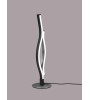 Lampe BLAZE – LED design incurvée tactile alu/noir ou doré/noir