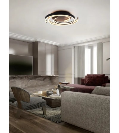 Plafonnier CAYA – Design courbe, dimmable & réglable en couleur