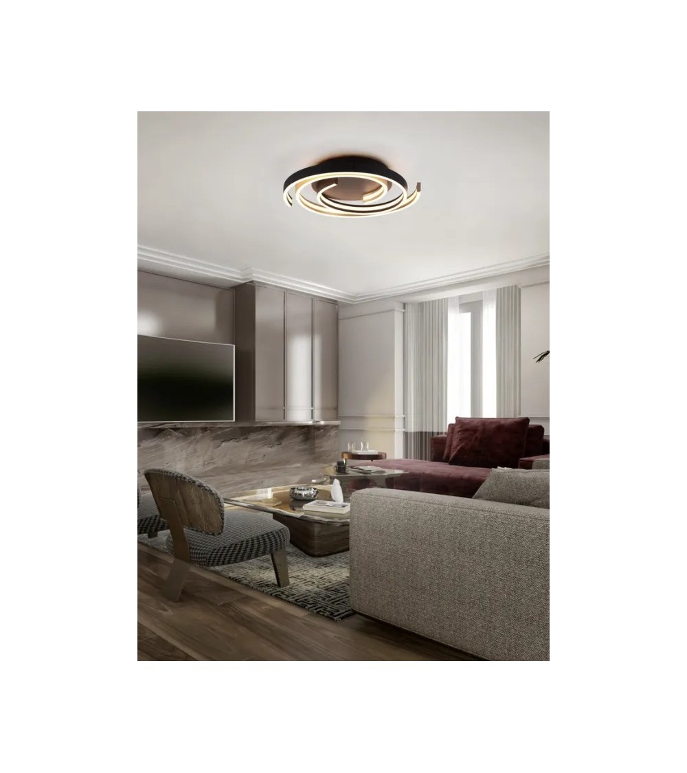 Plafonnier CAYA – Design courbe, dimmable & réglable en couleur Plafonnier CAYA – Design courbe, dimmable & réglable en couleur