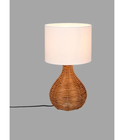 Lampe à poser rotin SPROUT – Design bohème & naturel | Lumiland