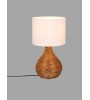 Lampe à poser rotin SPROUT – Design bohème & naturel | Lumiland