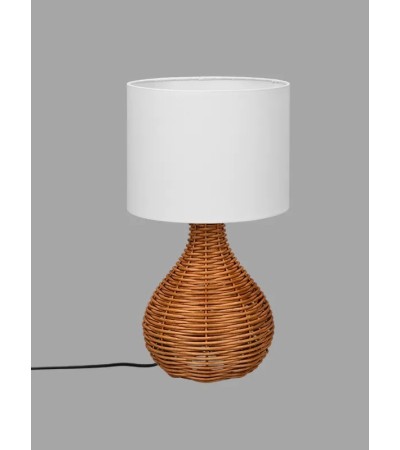 Lampe à poser rotin SPROUT – Design bohème & naturel | Lumiland