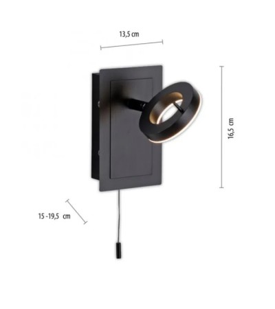 SPOTLYS noir – Spot LED orientable IP44 design | Lumiland