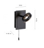 SPOTLYS noir – Spot LED orientable IP44 design | Lumiland