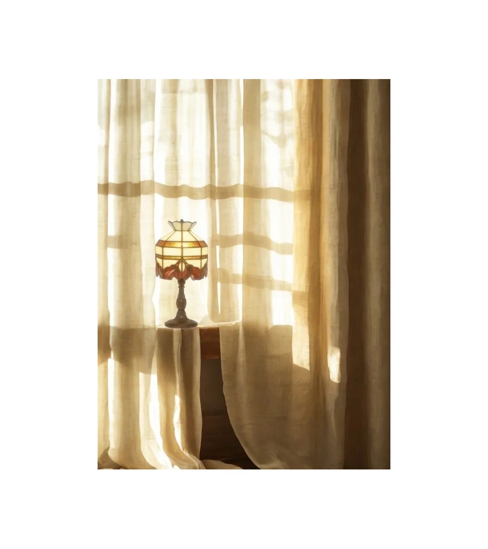 Lampe à poser Tiffany FLORA – Lampe vitrail florale Lampe à poser Tiffany FLORA – Lampe vitrail florale
