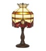 Lampe à poser Tiffany FLORA – Lampe vitrail florale