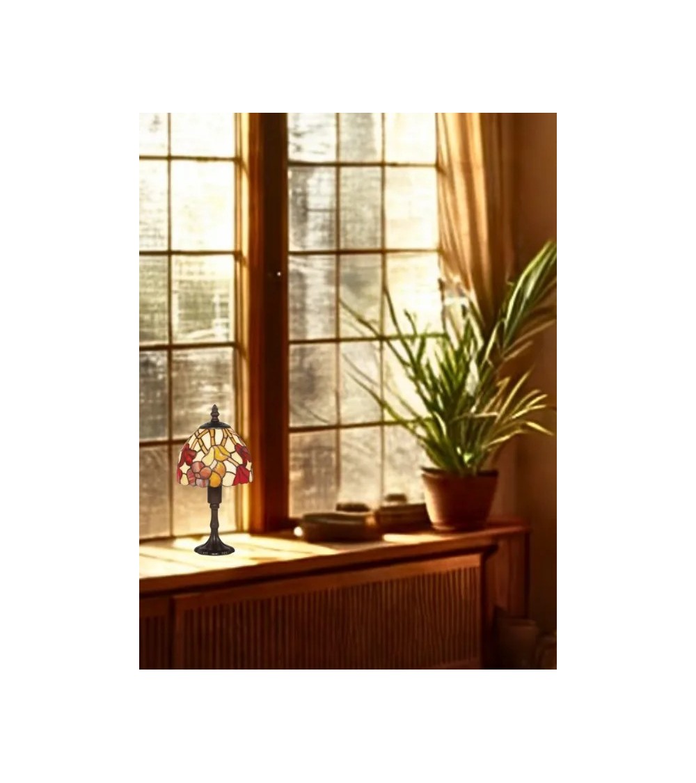 Lampe Tiffany BLOOM – Lampe vitrail fleurie | Lumiland Lampe Tiffany BLOOM – Lampe vitrail fleurie | Lumiland