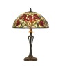 Lampe Tiffany IRIS ROYAL – Lampe vitrail florale | Lumiland