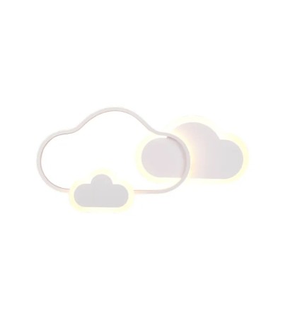 Applique CLOUDY blanche LED RGBW design | Lumiland