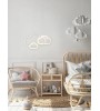 Applique CLOUDY blanche LED RGBW design | Lumiland
