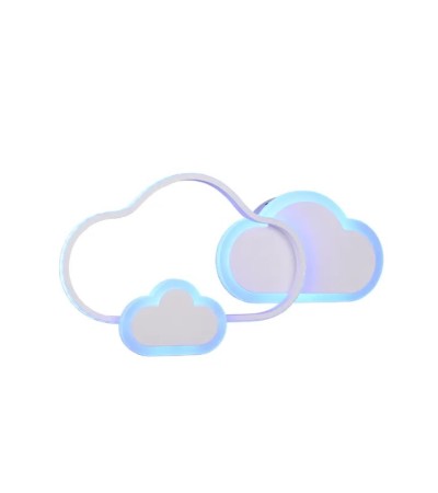 Applique CLOUDY blanche LED RGBW design | Lumiland