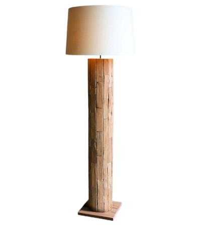 Lampadaire KATA – Luminaire en bois recyclé design | Lumiland