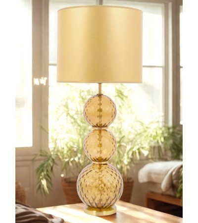 Lampe ALYSEE Marron Fumé – Lampe en verre chic | Lumiland