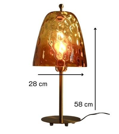Lampe JULIA – Lampe design en verre et métal | Lumiland