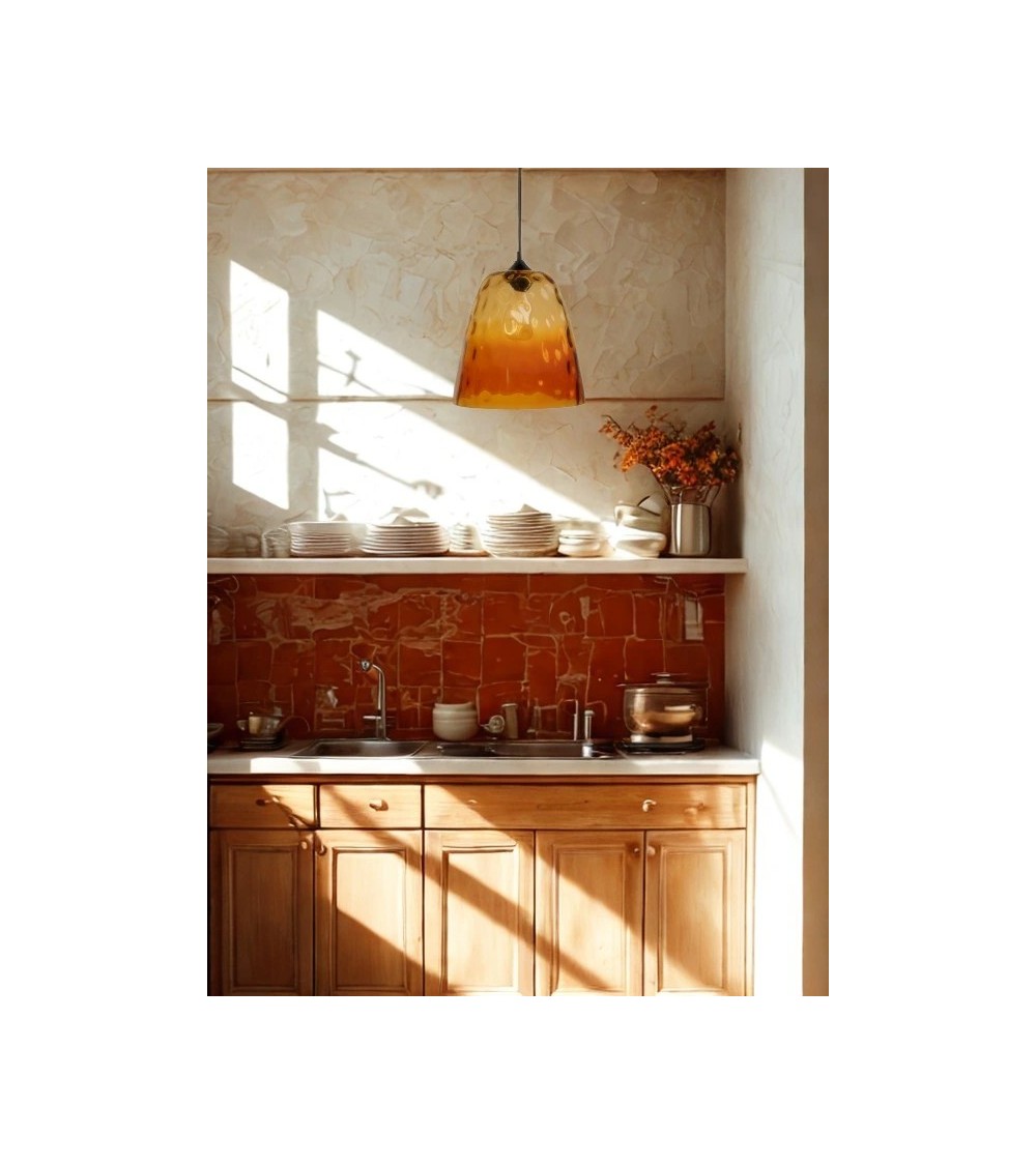 Suspension JULIA – Verre coloré design | Lumiland