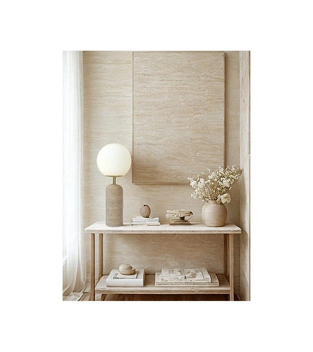 Lampe RIVOLI travertin – Lampe design naturelle | Lumiland Lampe RIVOLI travertin – Lampe design naturelle | Lumiland