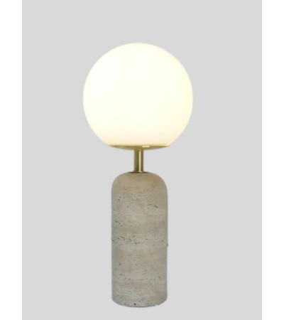 Lampe RIVOLI travertin – Lampe design naturelle | Lumiland