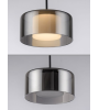 Suspension VAREL – Suspension LED verre fumé | Lumiland